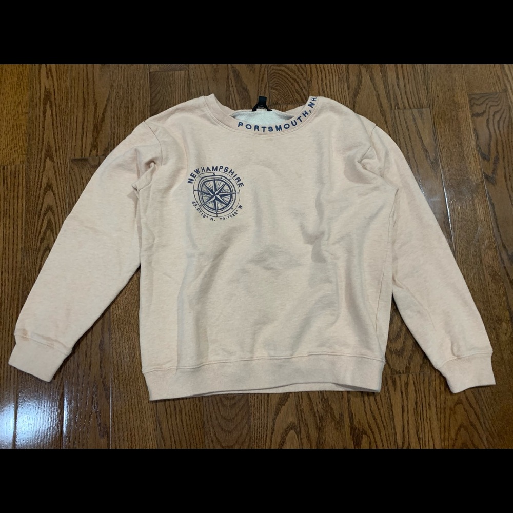 Jcrew peach sweatshirt